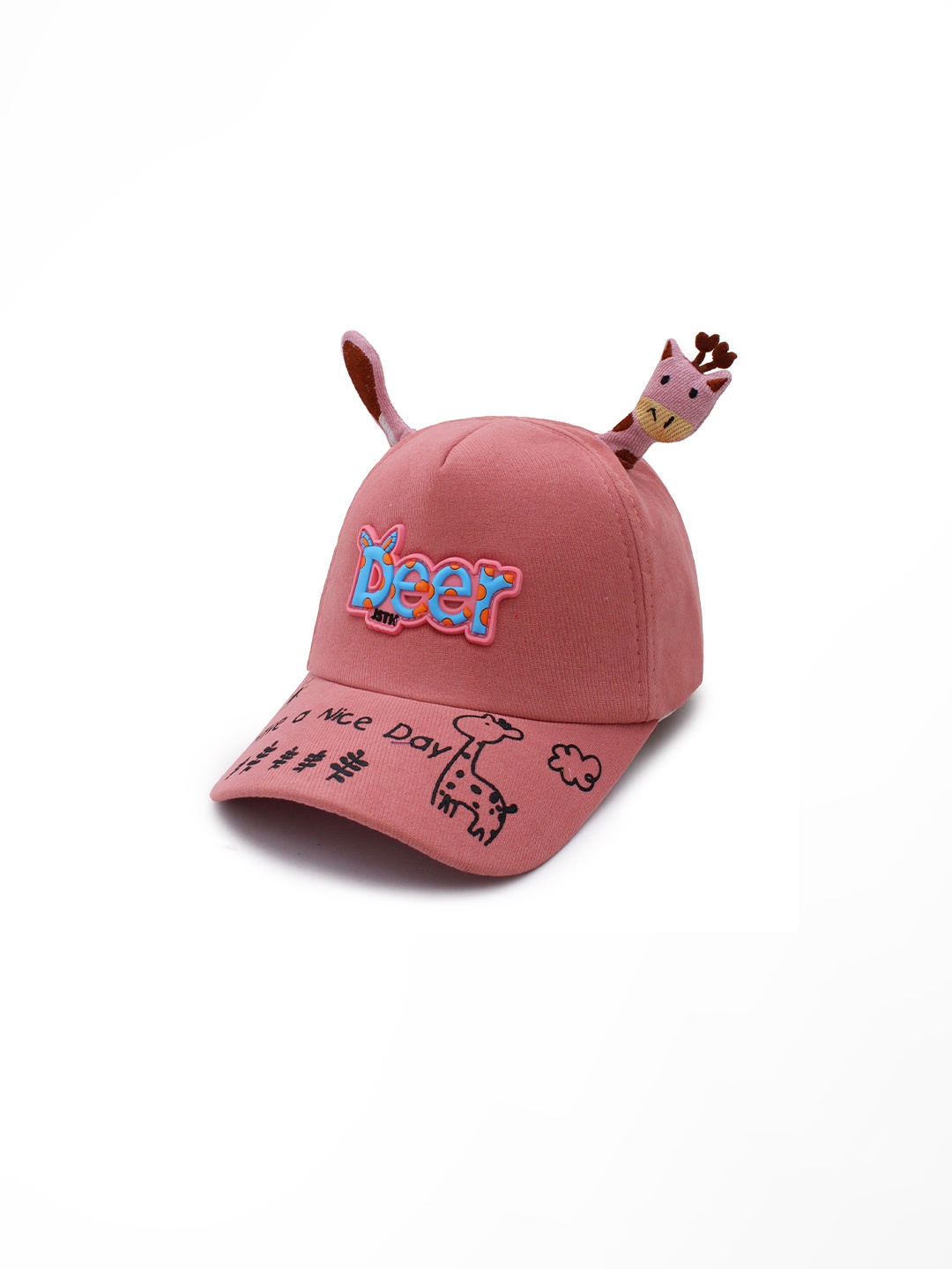 

JENNA Kids Printed Baseball Cap, Pink