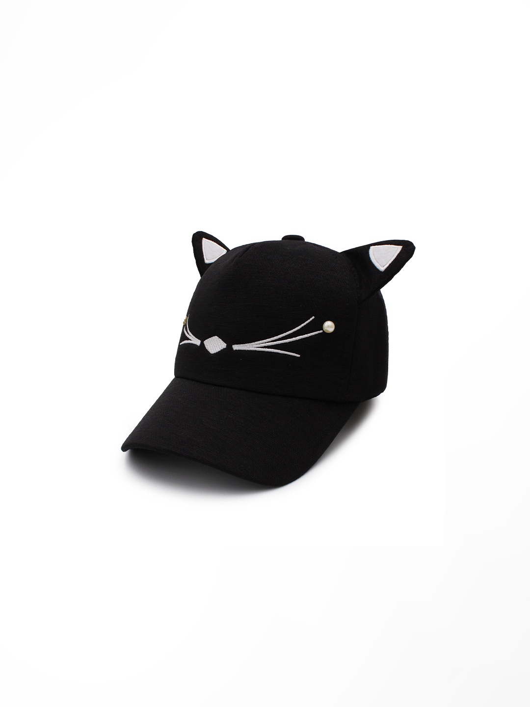 

JENNA Boys Printed Cotton Baseball Cap, Black