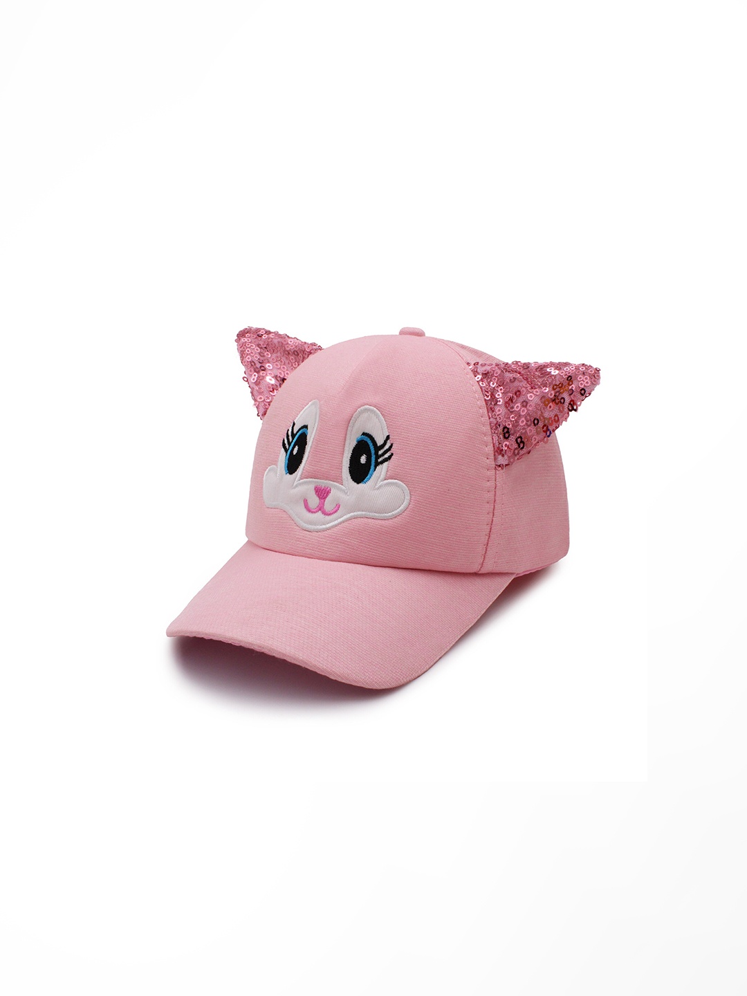 

JENNA Boys Embroidered Baseball Cap, Pink