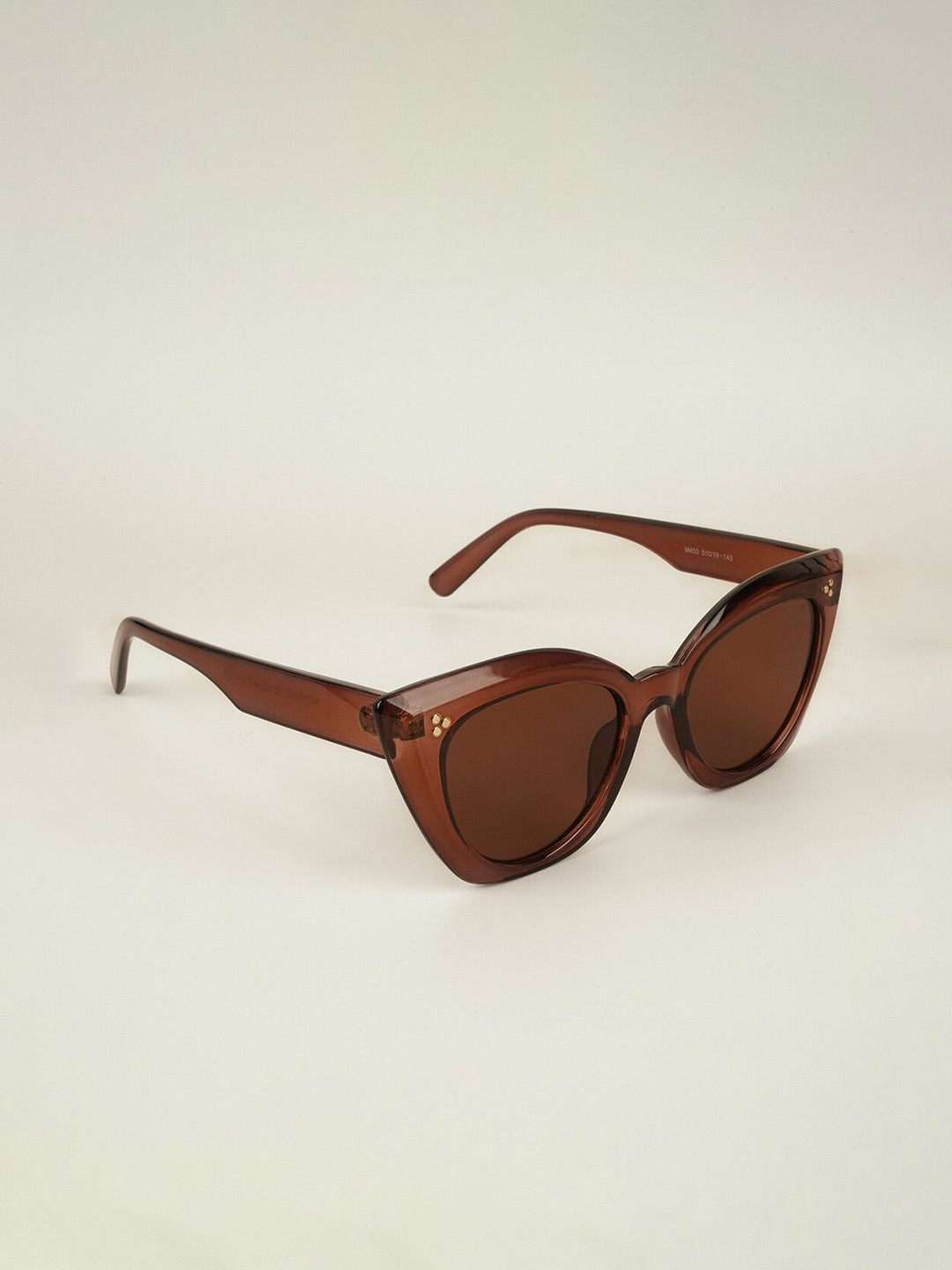

Voyage Women Brown Lens & Brown Cateye Sunglasses with UV Protected Lens 450MG4086