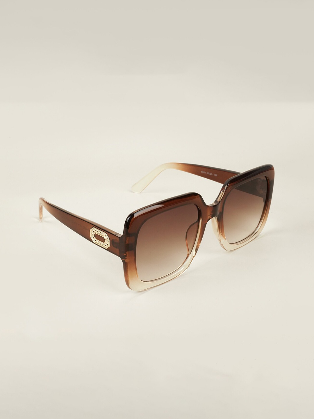 

Voyage Women Square Sunglasses with UV Protected Lens 434MG4089, Brown
