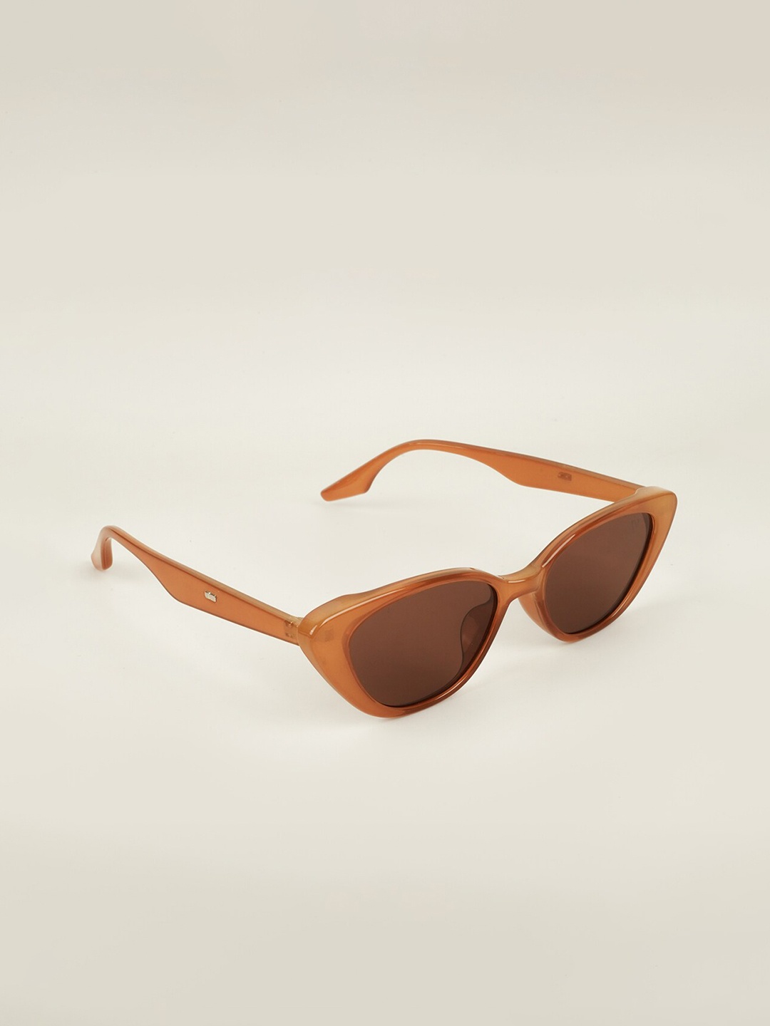 

Voyage Women Cateye Sunglasses with UV Protected Lens 86575MG4075, Brown