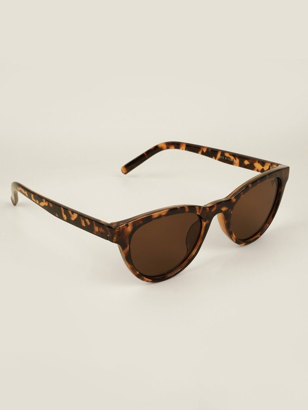 

Voyage Women Oval Sunglasses with UV Protected Lens 3372MG4078, Brown