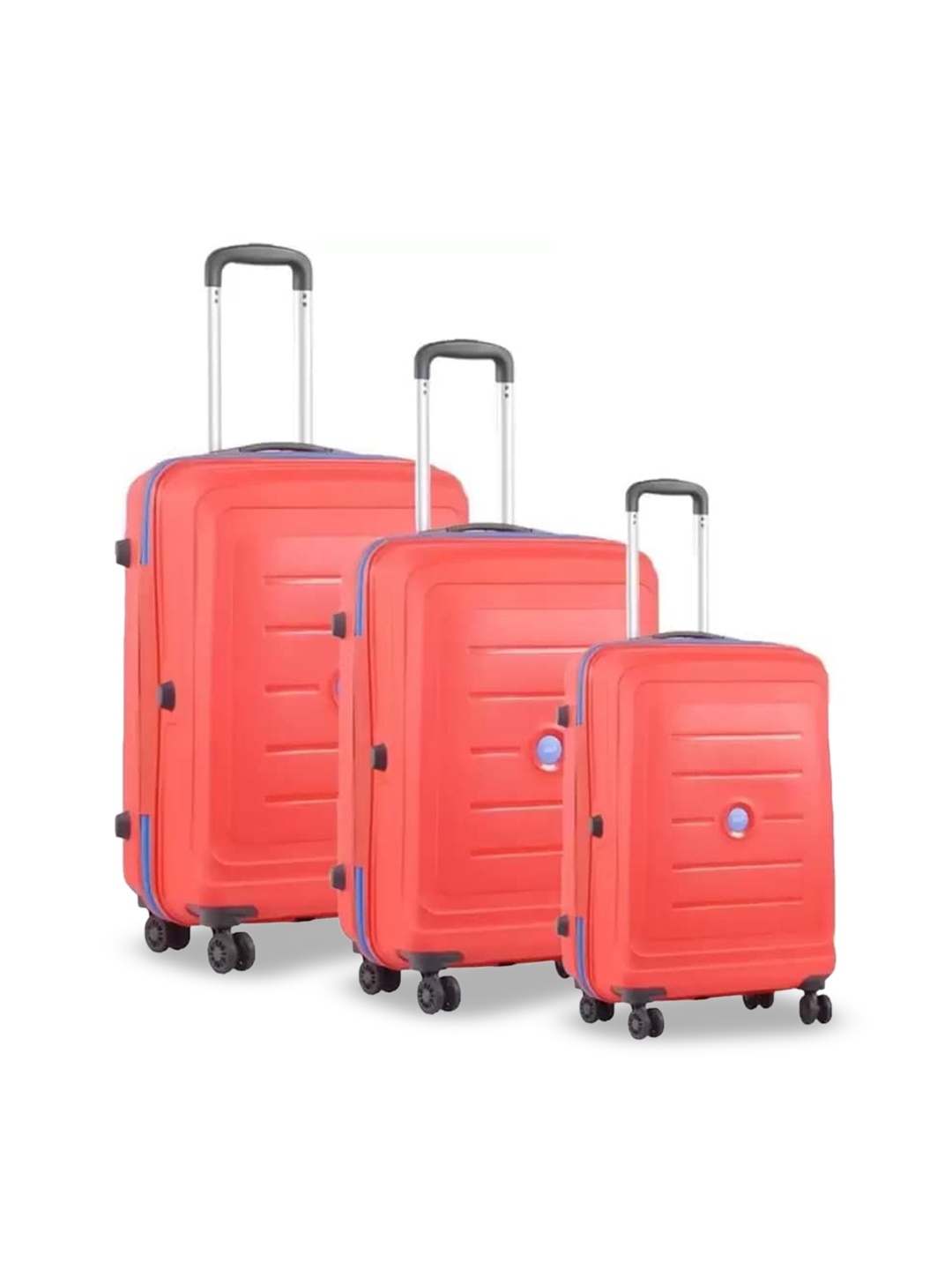 

VIP Set Of 3 MANAMA STR Hard-Sided Bags Trolley Bags, Red