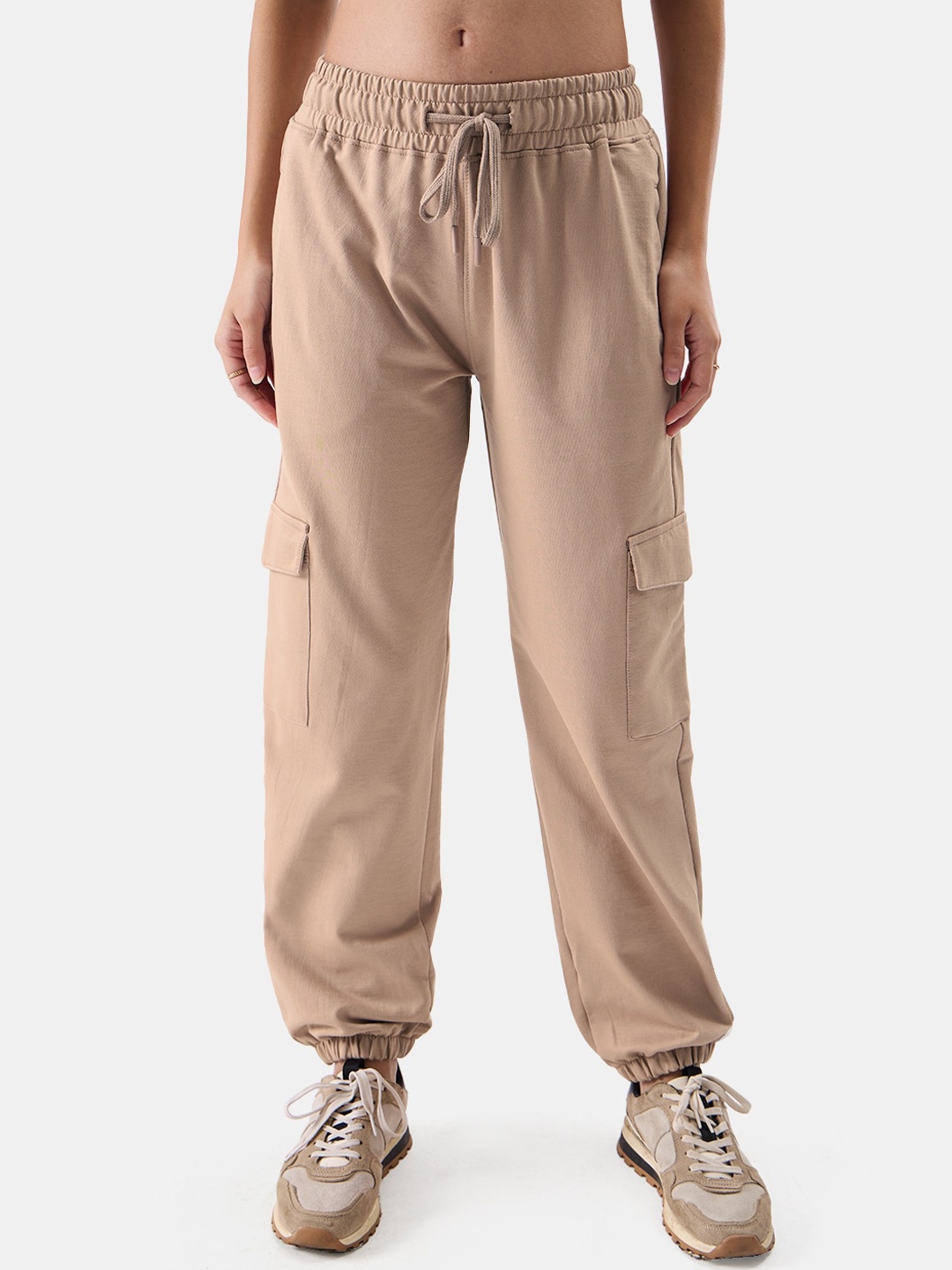 

The Souled Store Women Brown Mid Rise Joggers