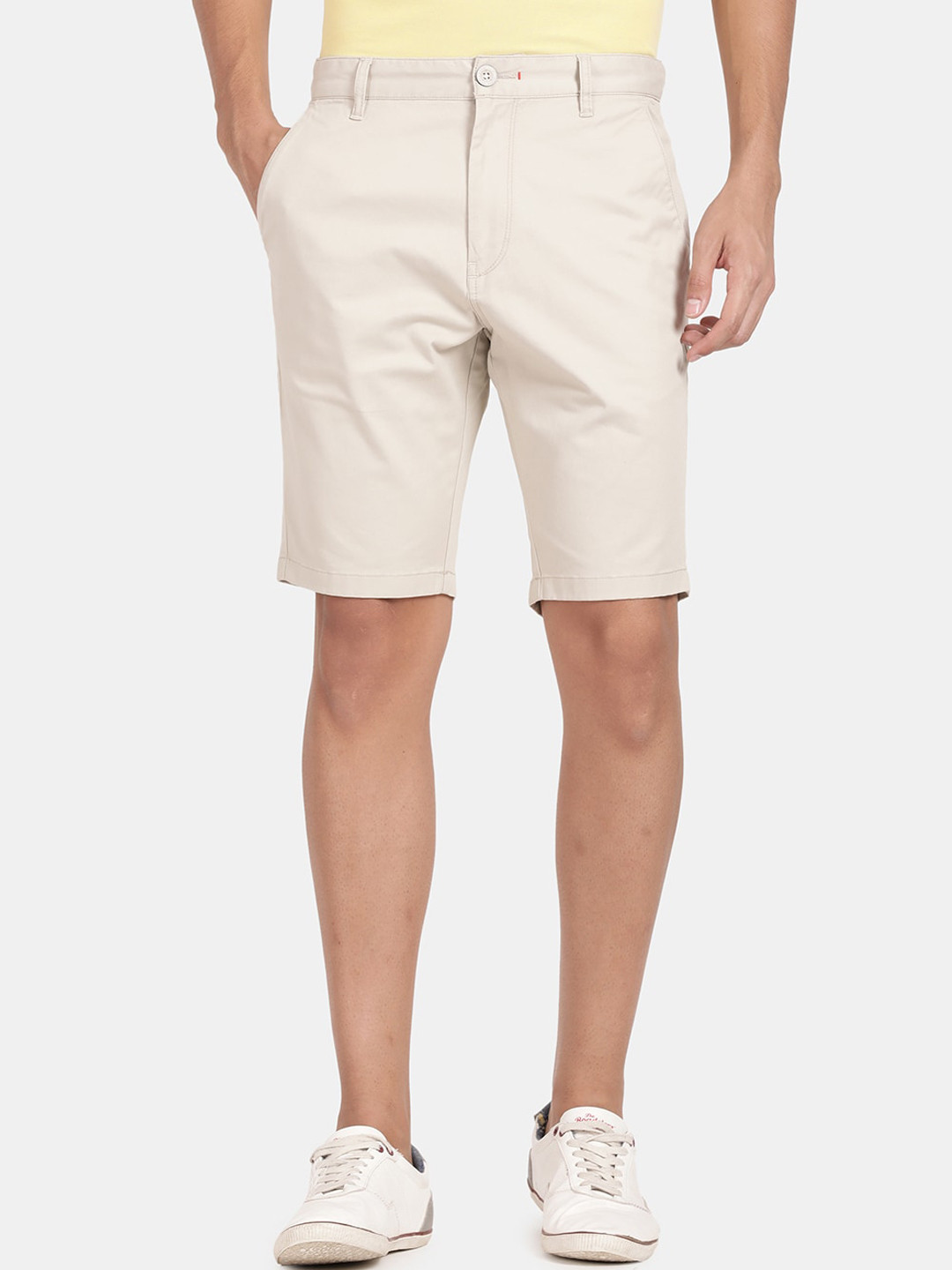 

t-base Men Regular Fit Mid-Rise Shorts, Grey