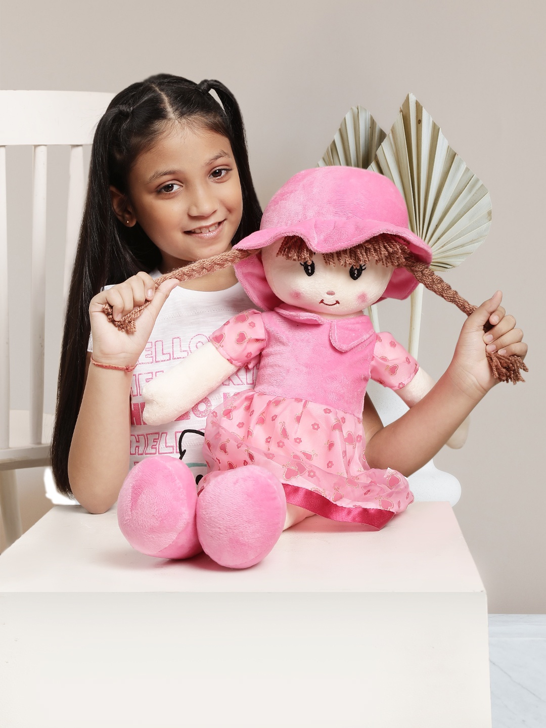 

DukieKooky Kids Doll Soft Toy, Pink