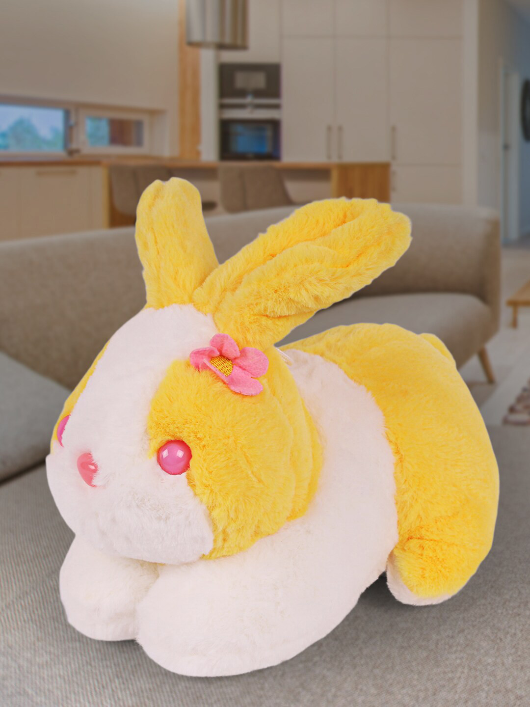 

DukieKooky Kids Rabbit Soft Toy, Yellow