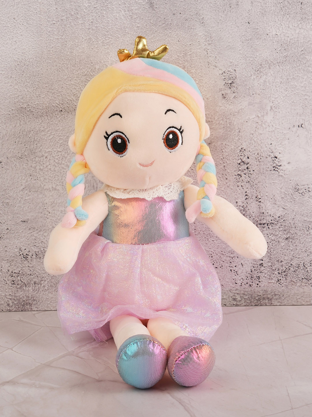 

DukieKooky Kids Cute Doll Soft Toy, Purple