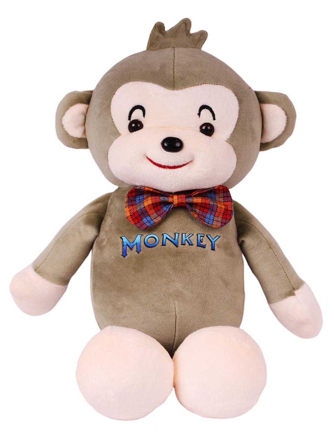 

DukieKooky Kids Monkey With Bow Soft Toy, Green