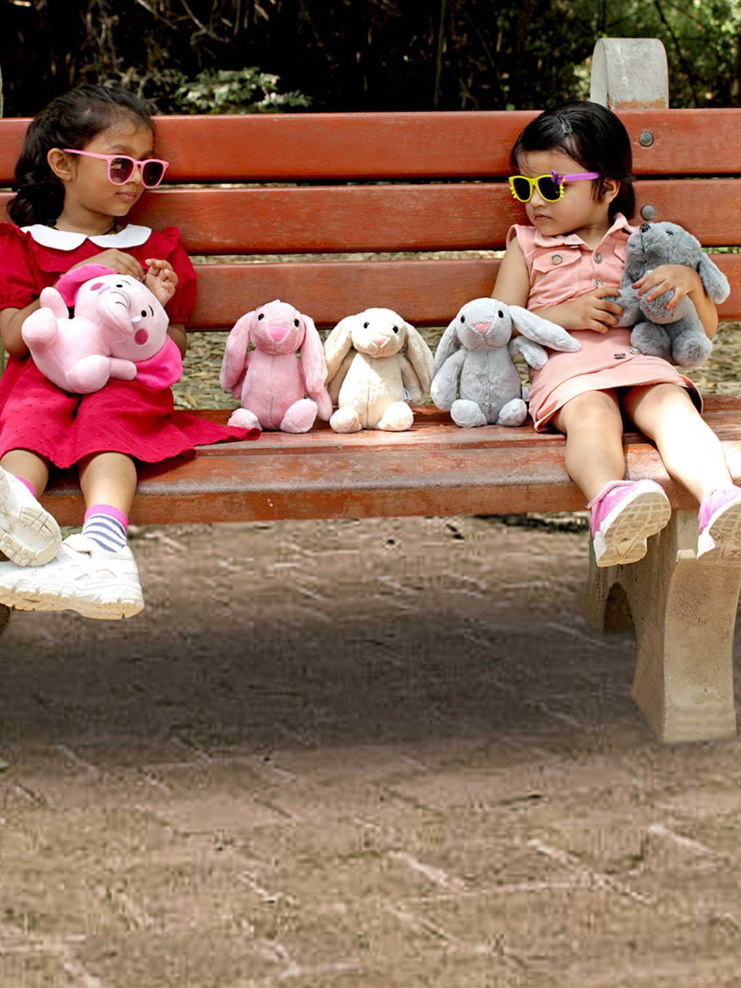 

DukieKooky Kids Rabbit Doll Soft Toy, Brown