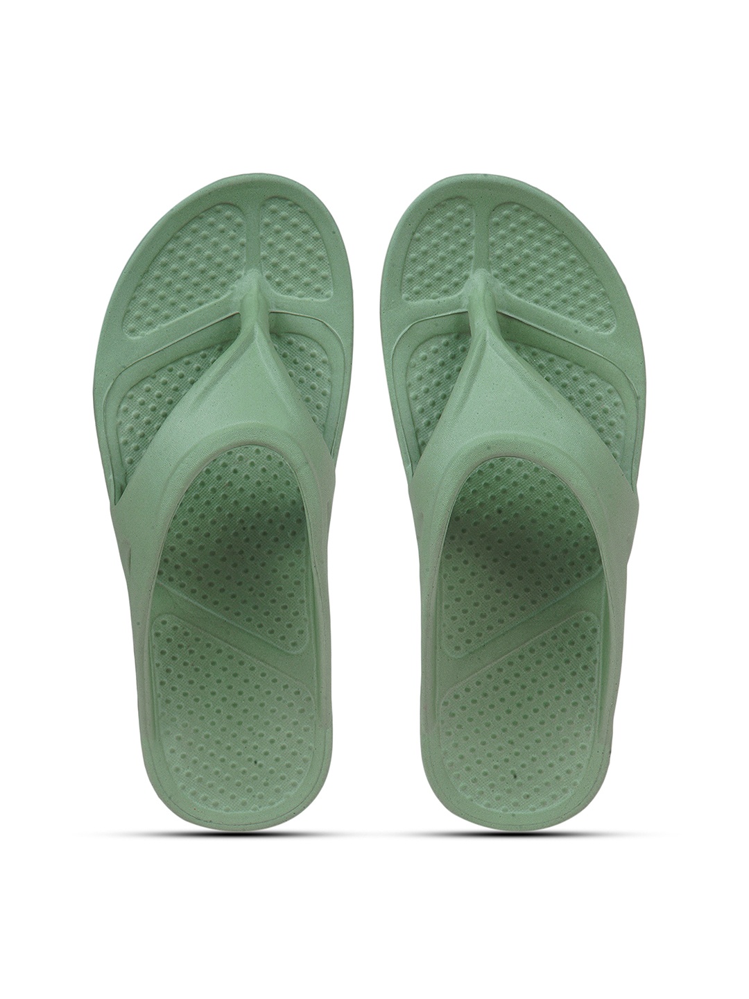 

Action Plus Women Textured Rubber Thong Flip-Flops, Sea green