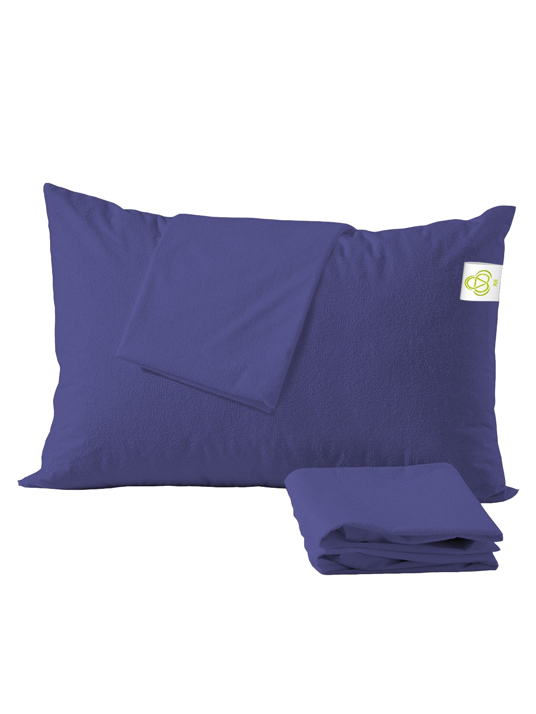 

AVI Navy Blue 2 Pieces Waterproof Medium Pillow Protector