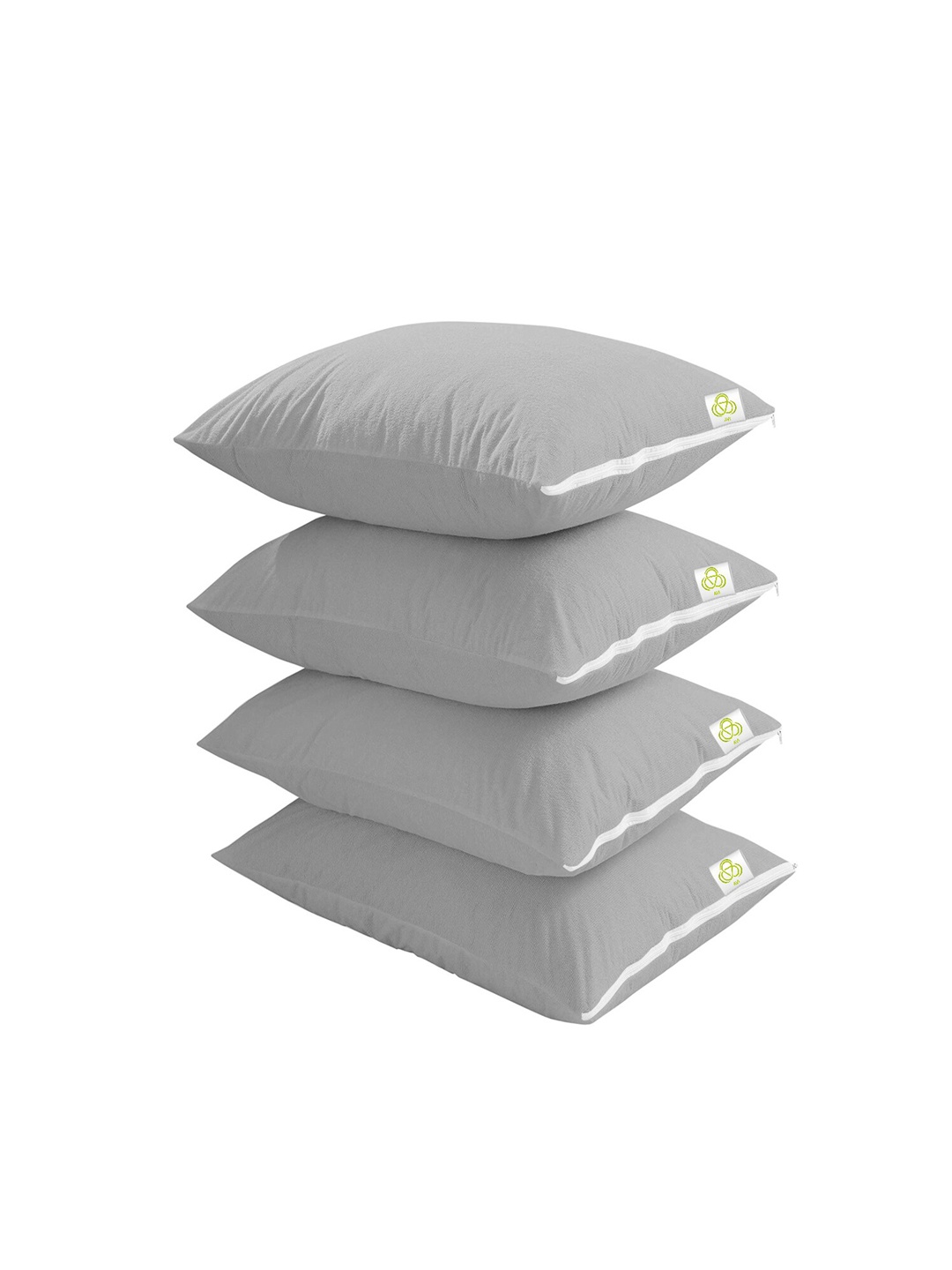 

AVI Navy Blue 4 Pieces Grey Waterproof Pillow Protectors