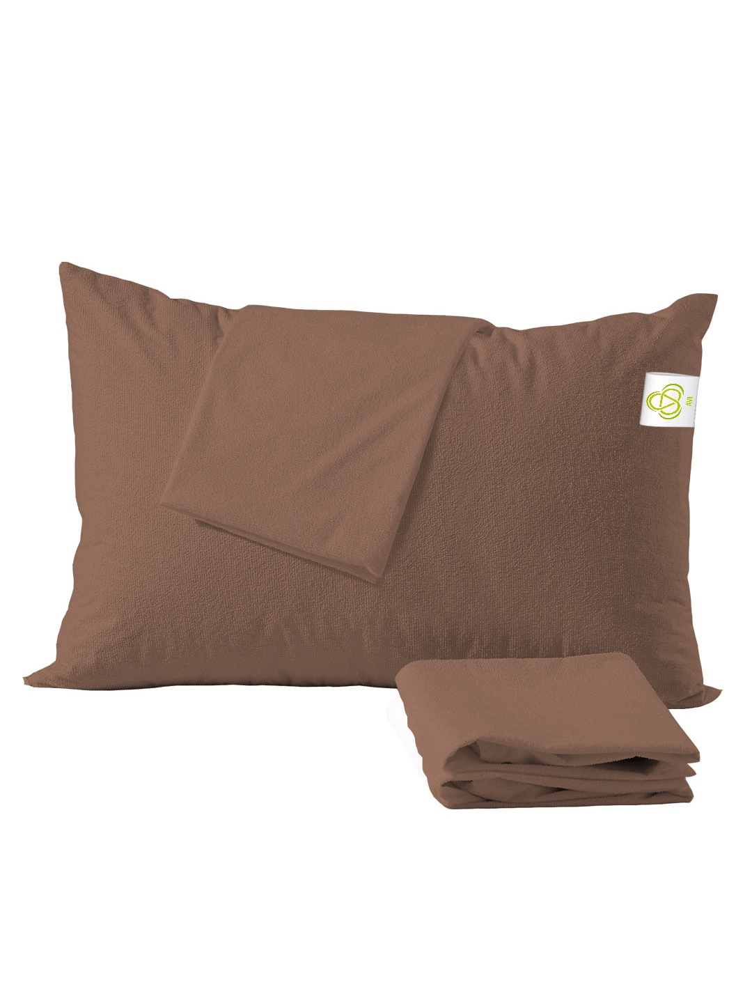 

AVI Brown 2 Pieces Waterproof Pillow Protector