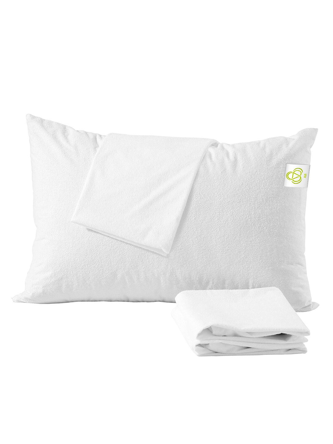 

AVI White 2 Pieces Waterproof Pillow Protector