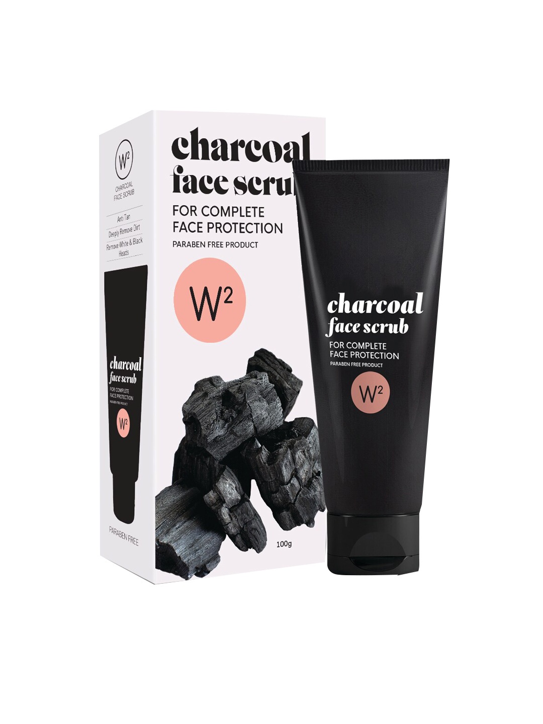 

W2 Why Wait Pure Glowing Face Scrub 100gm, Black