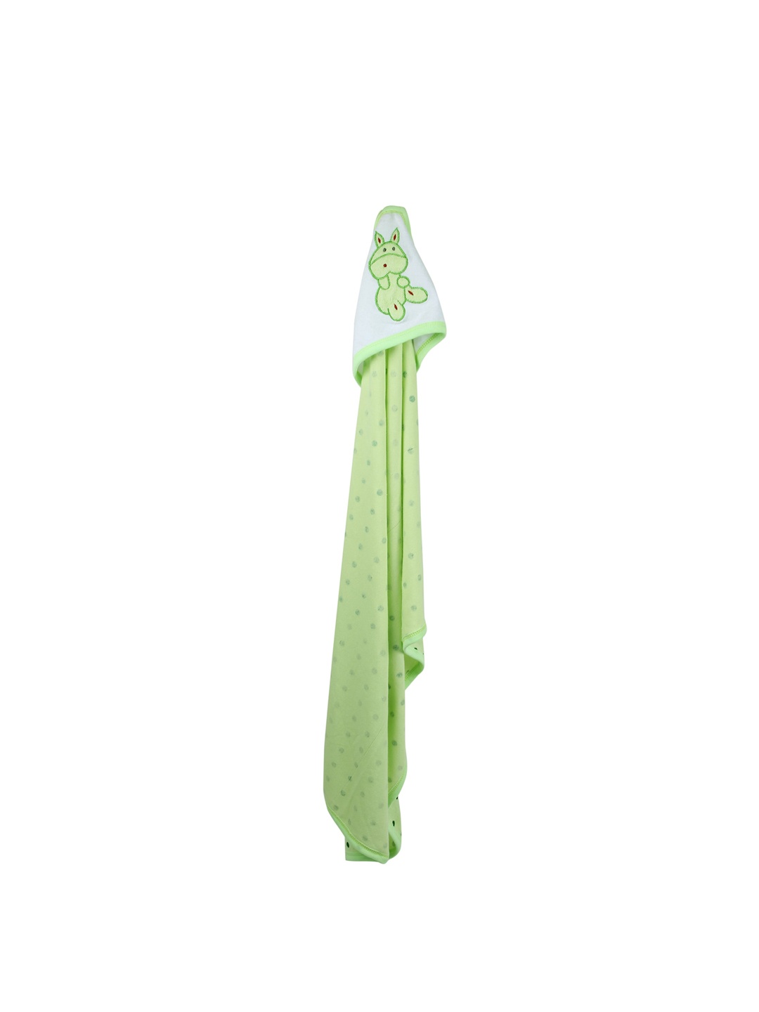 

Butterthief Green Printed 210 GSM Cotton Hooded Wrapper Bath Towel