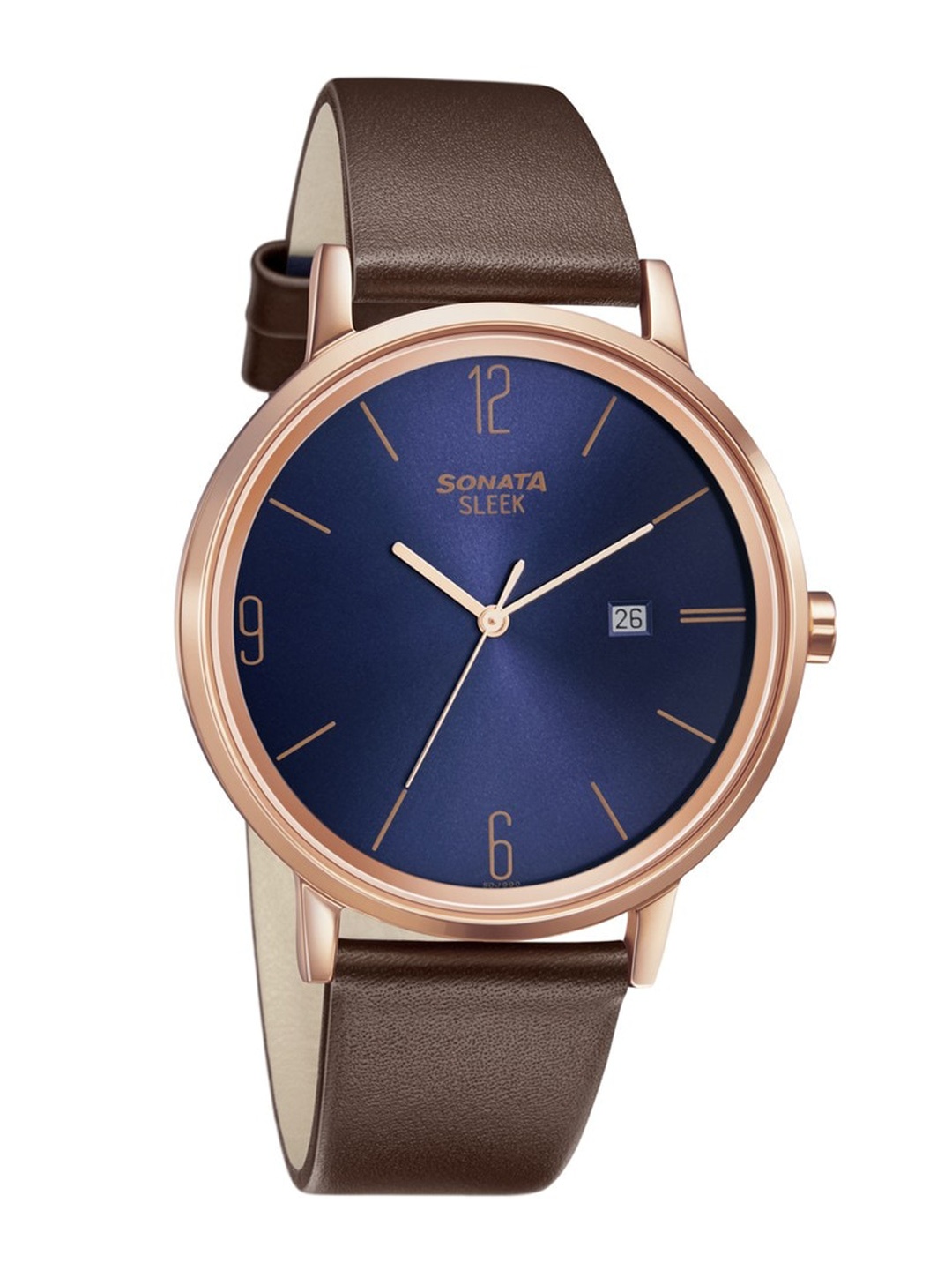 

Sonata Men Dial & Leather Straps Analogue Watch NR7131WL03, Blue