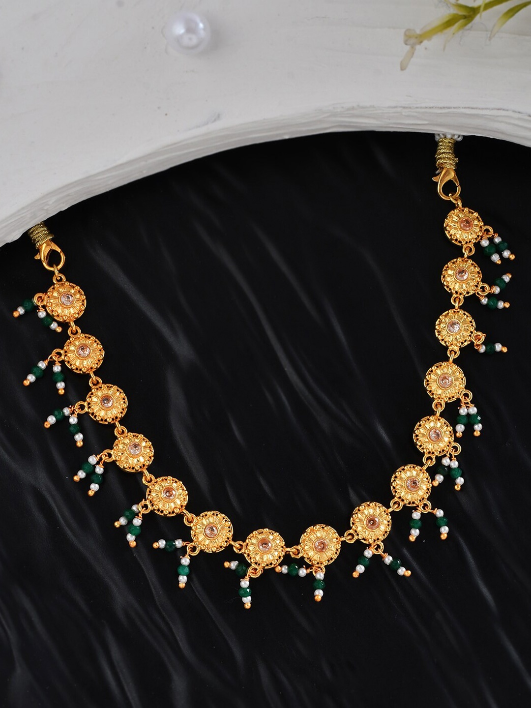 

Voylla Brass Gold-Plated Necklace