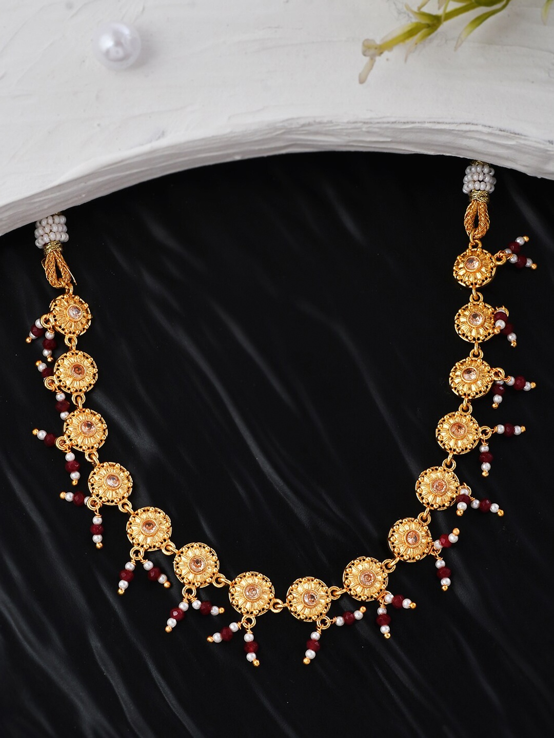 

Voylla Brass Gold-Plated Necklace