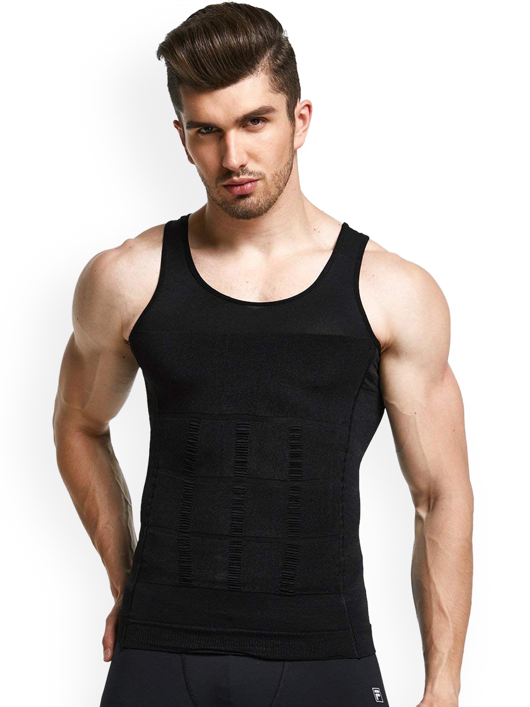 

ZURU BUNCH Men Sleeveless Gym Vest, Black