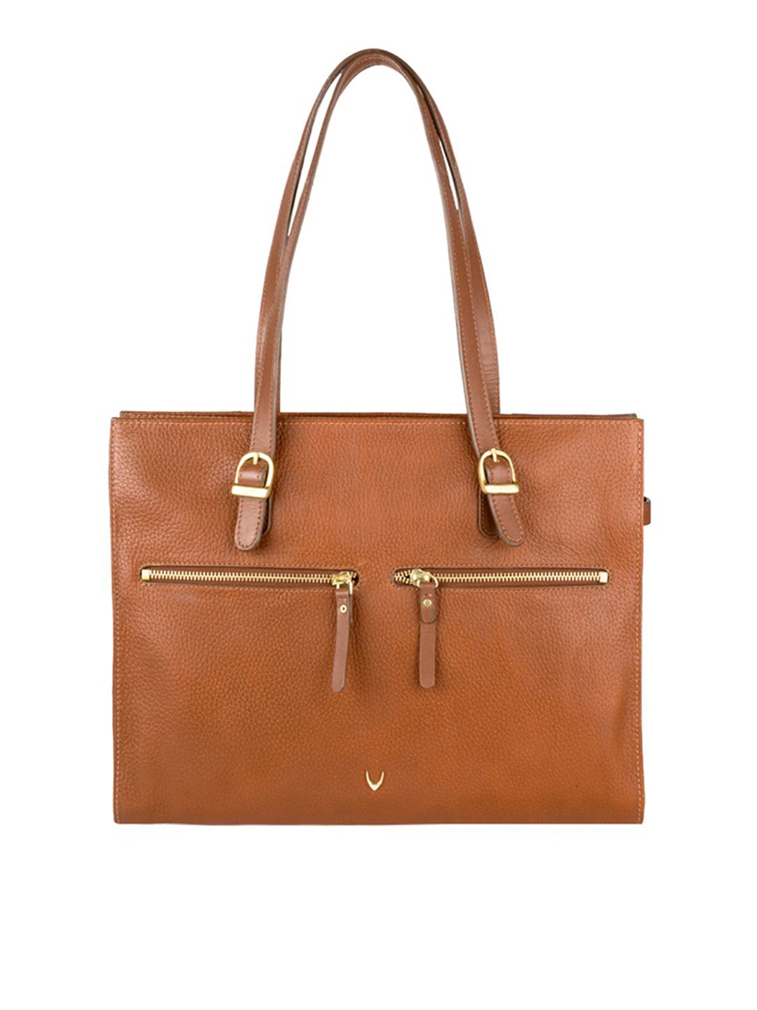 

Hidesign Leather Bowling Shoulder Bag, Tan