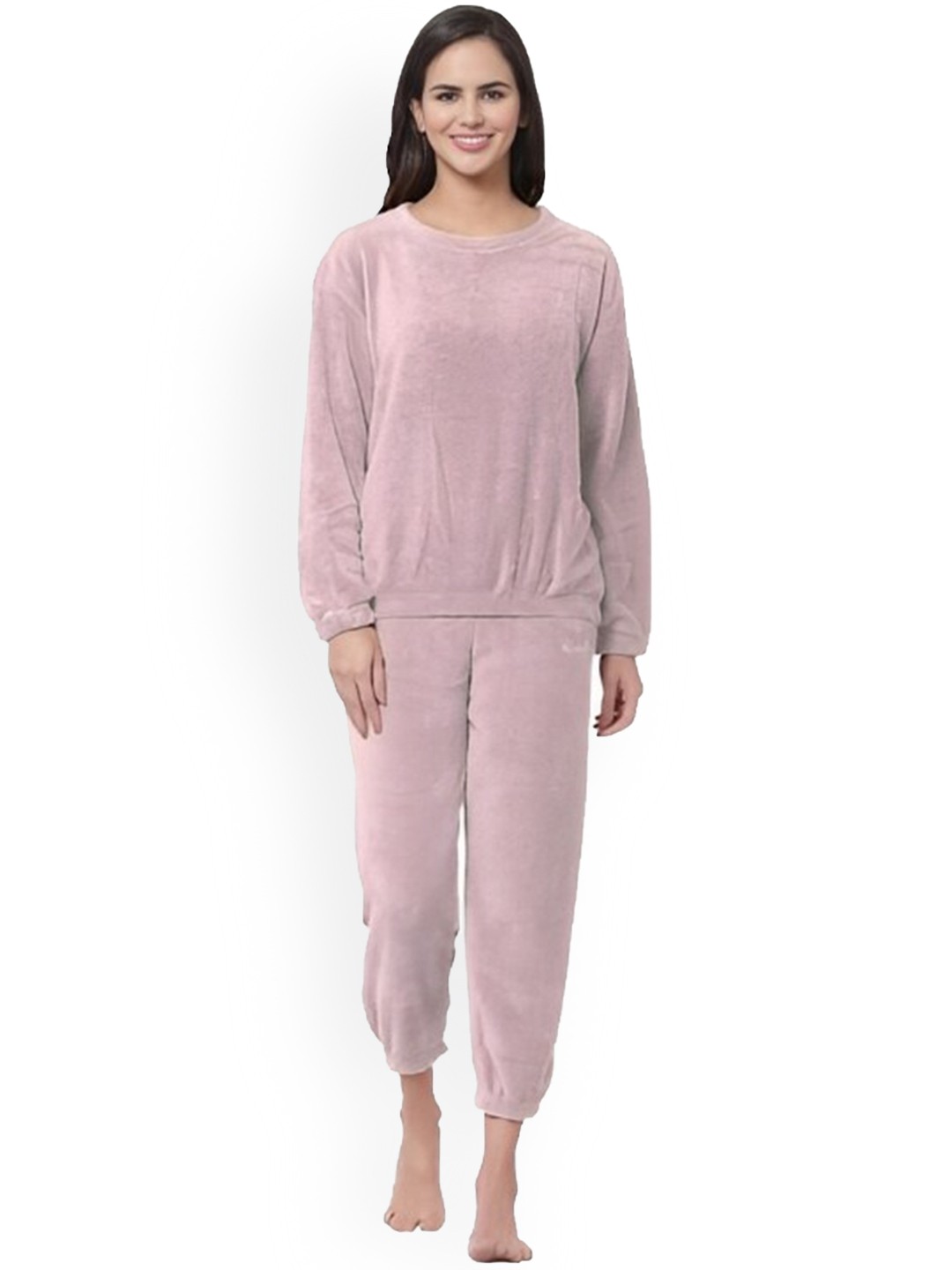 

Lugo Velvet Night suit, Pink
