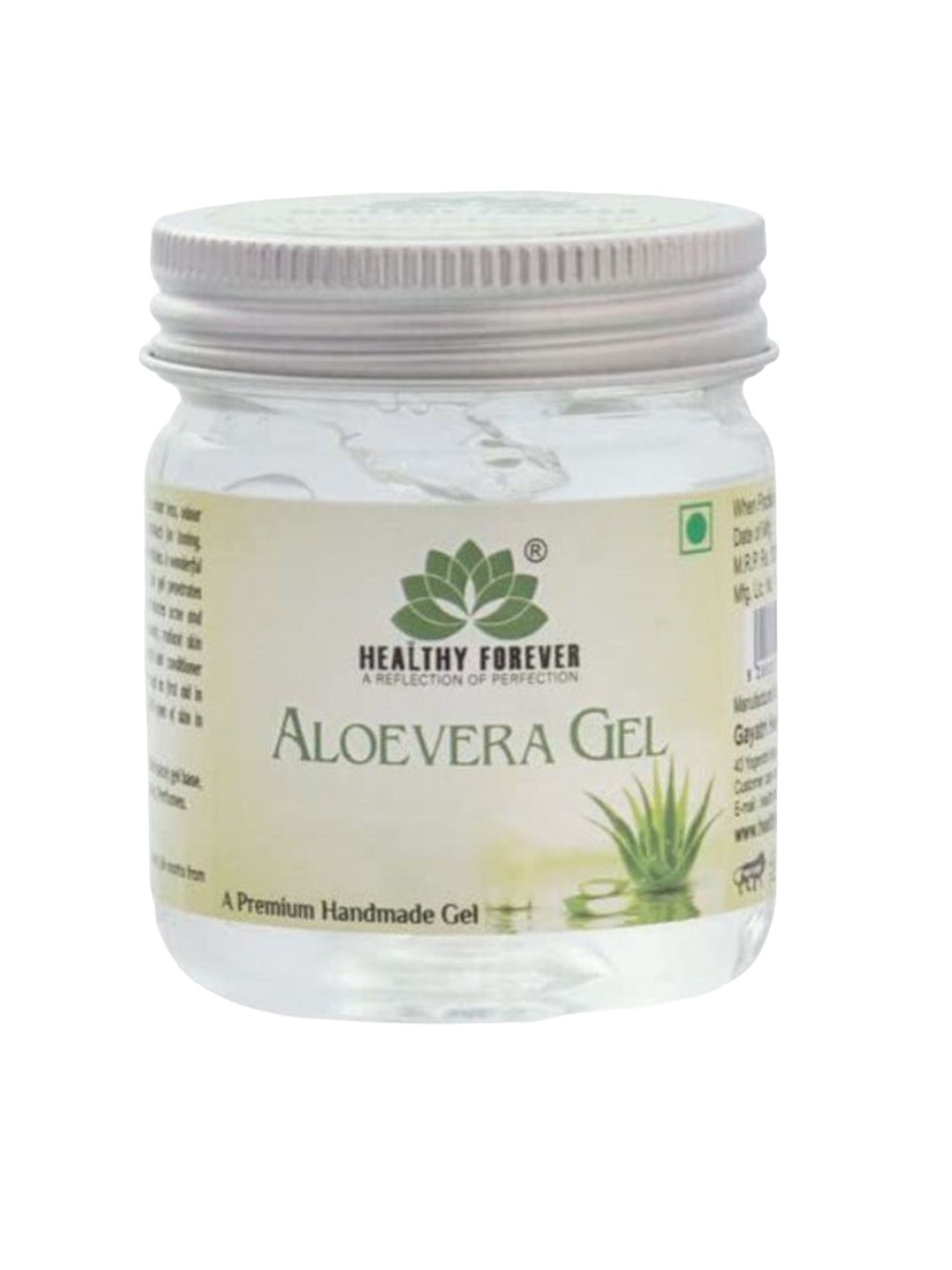 

HEALTHY FOREVER Lightweight Premium Aloe Vera Gel For All Skin Types - 120g, White