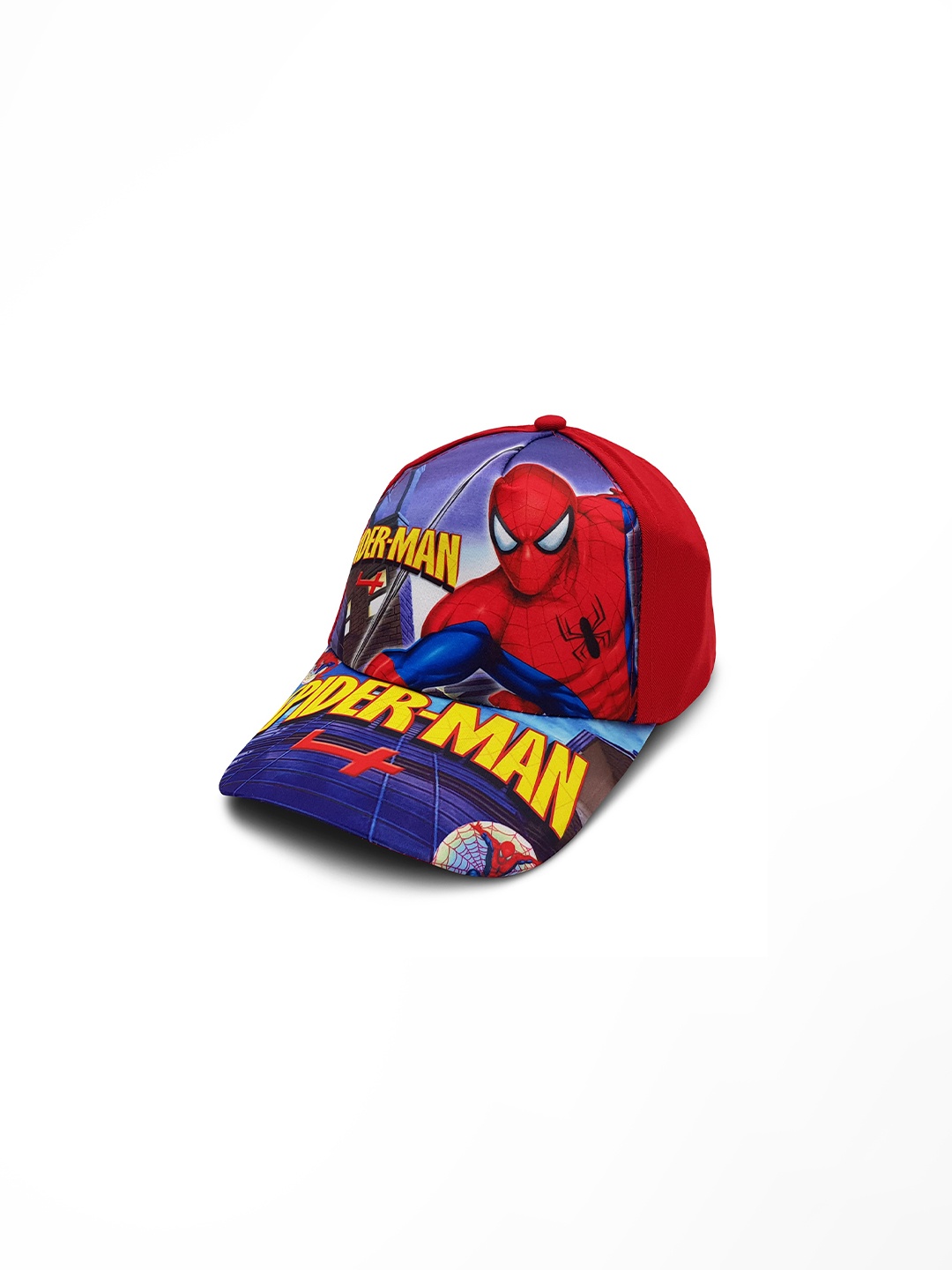 

JENNA Boys Spider-Man Printed Baseball Cap, Red