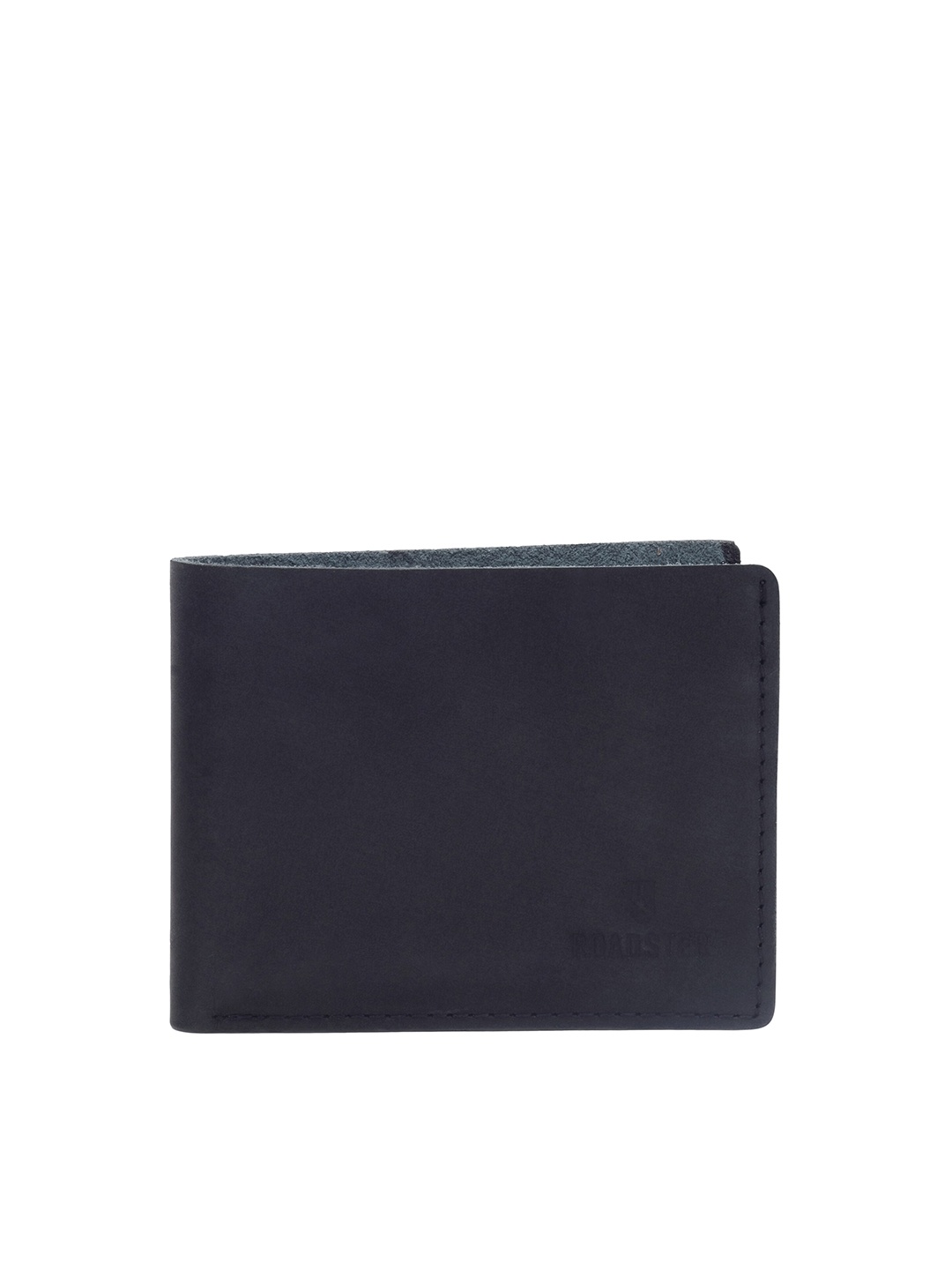 

Roadster Black Men Leather Two Fold Wallet