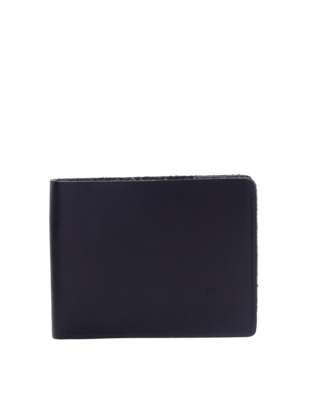 

The Roadster Lifestyle Co. Men Black Leather Two Fold Wallet