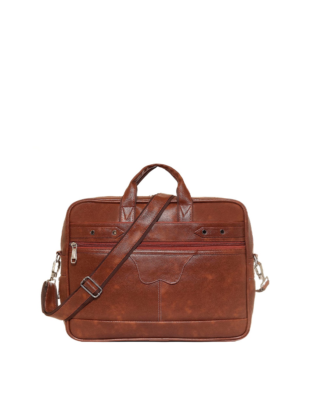 

SAMTROH Textured Laptop Bag, Tan