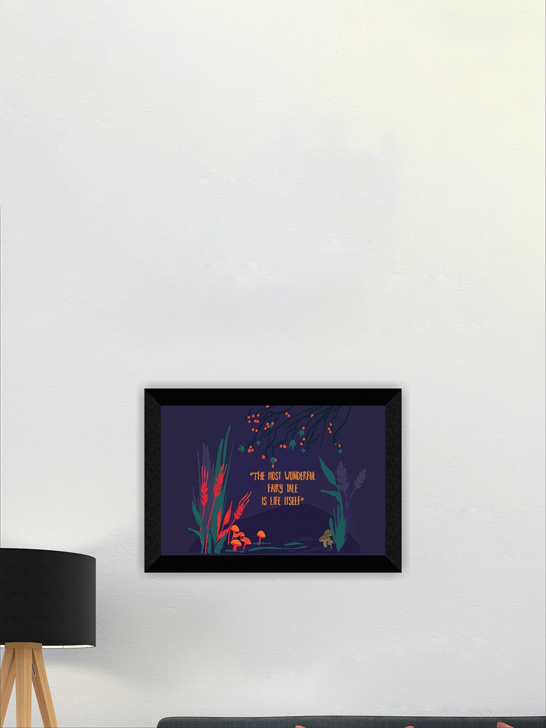 

SAF Purple & Red Motivational Quotes Printed Wall Art