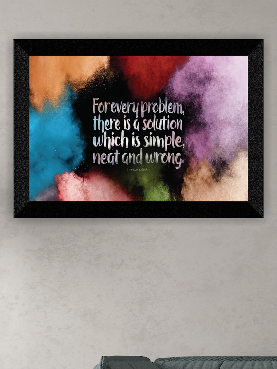 

SAF Black & White Motivational Wall Painting