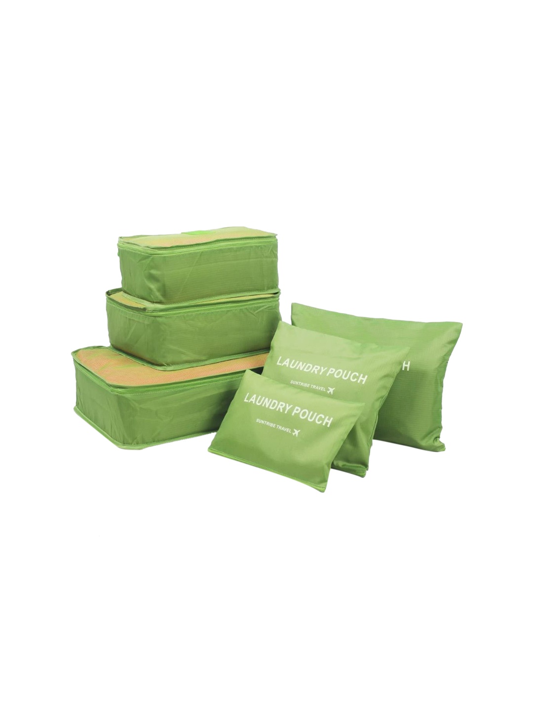 

Queue Set of 6 Waterproof Travel Pouch, Green