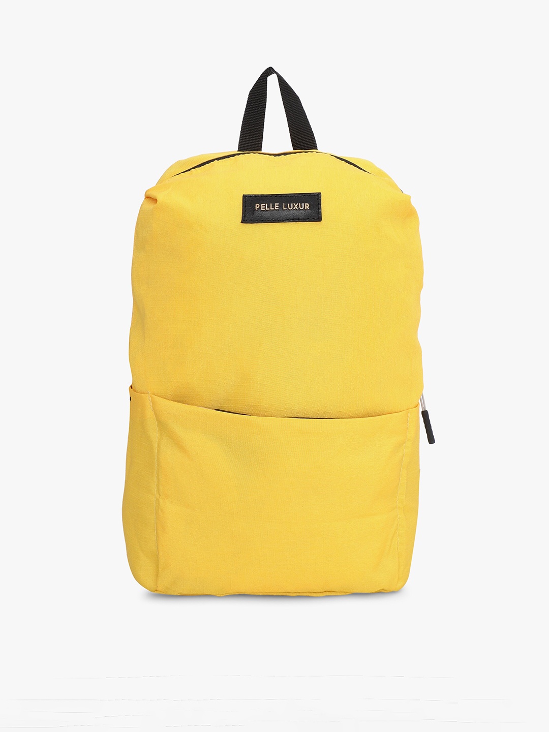 

PELLE LUXUR Ergonomic Straps Canvas Backpack, Yellow