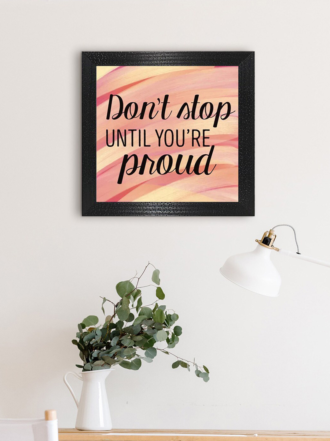 

Gallery99 Pink & Black Motivational Quote Painting Wall Art