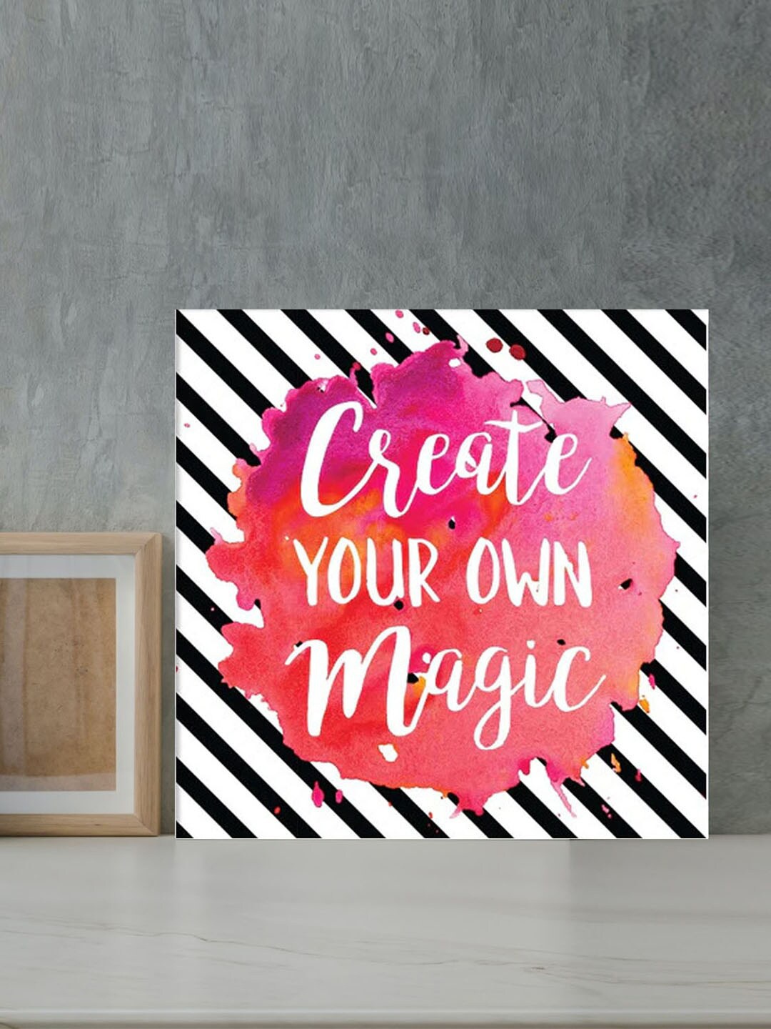 

Gallery99 Pink & White Motivational Quote Painting Wall Art