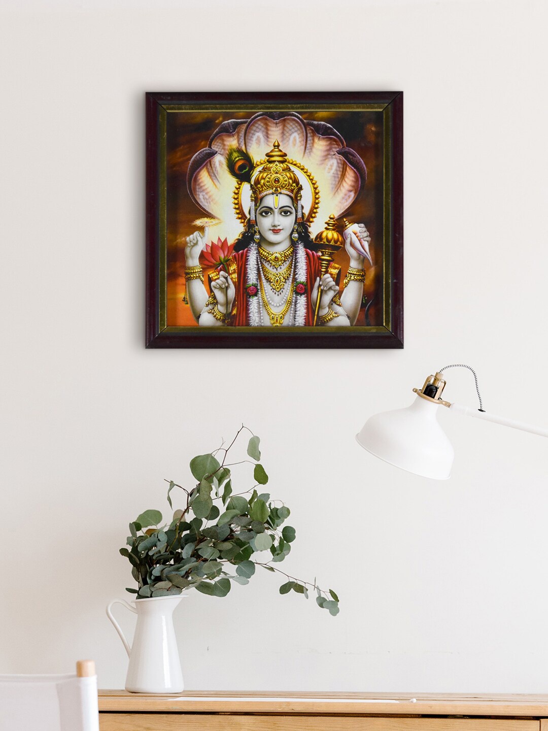 

Gallery99 Red & Grey God Vishnu Printed Wall Art