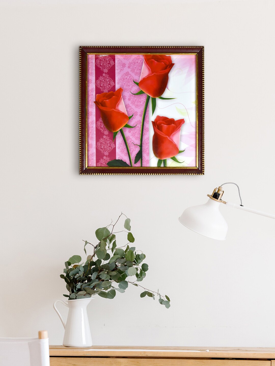 

Gallery99 Red Beautiful Red Rose Painting Wall Art