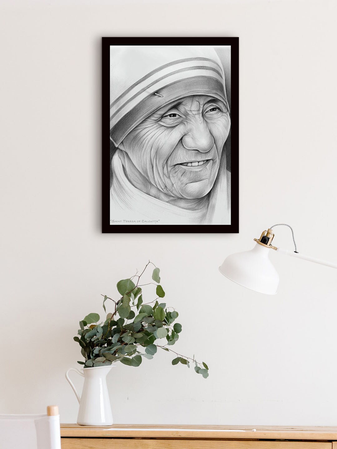 

Gallery99 Grey & Black Mother Teresa Printed Wall Art
