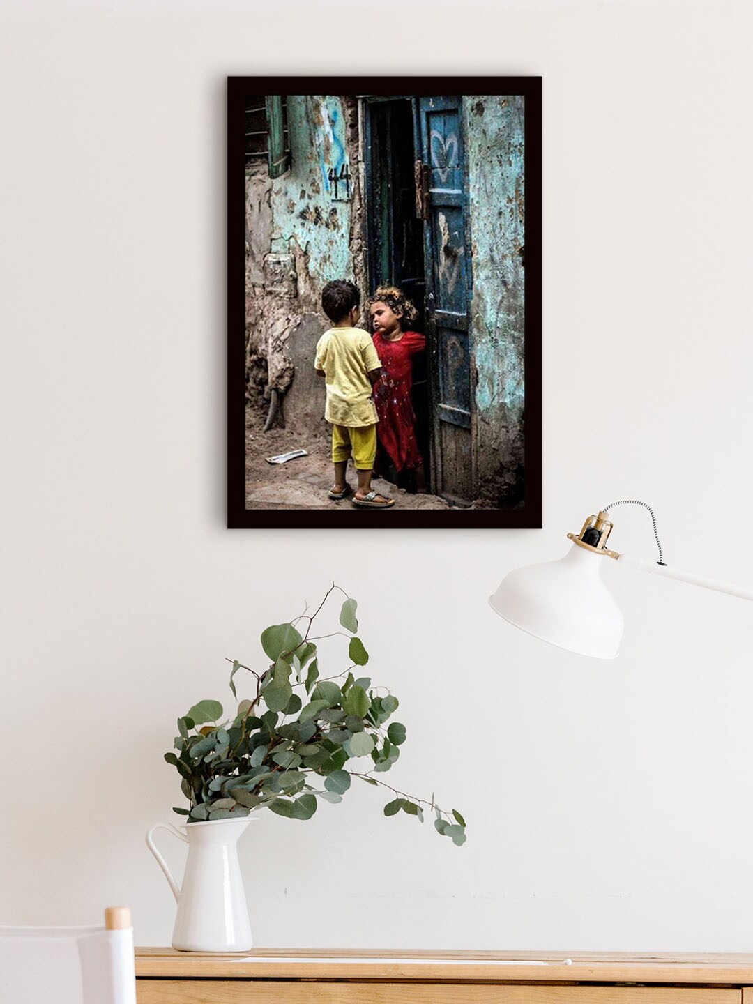 

Gallery99 Blue & Grey Childhood Memories Painting Framed Wall Art
