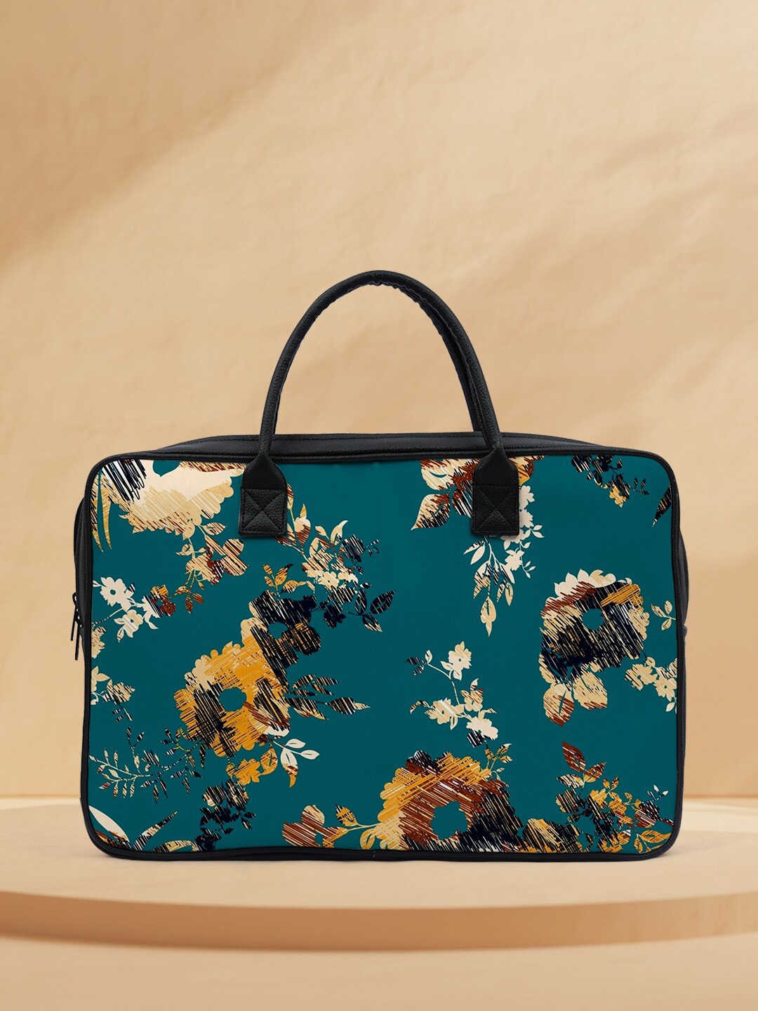 

Crazy Corner Printed Water Resistant Laptop Bag, Blue