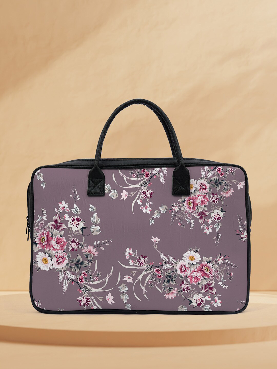 

Crazy Corner Printed Water Resistant Laptop Bag, Purple