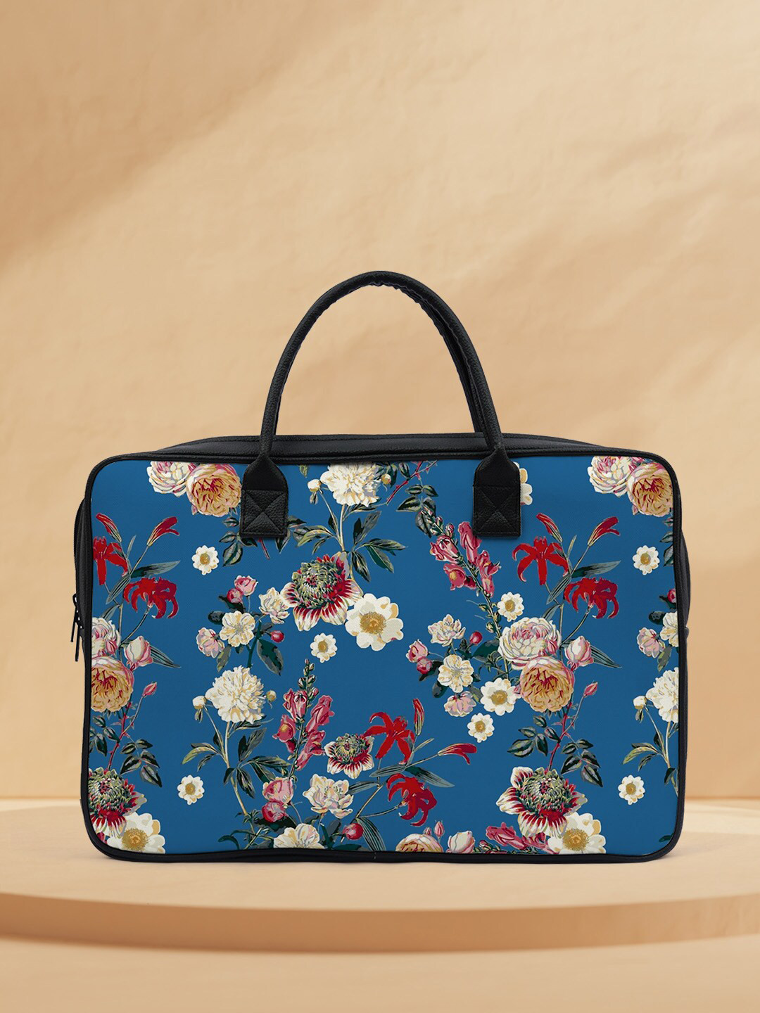 

Crazy Corner Printed Water Resistant Laptop Bag, Blue