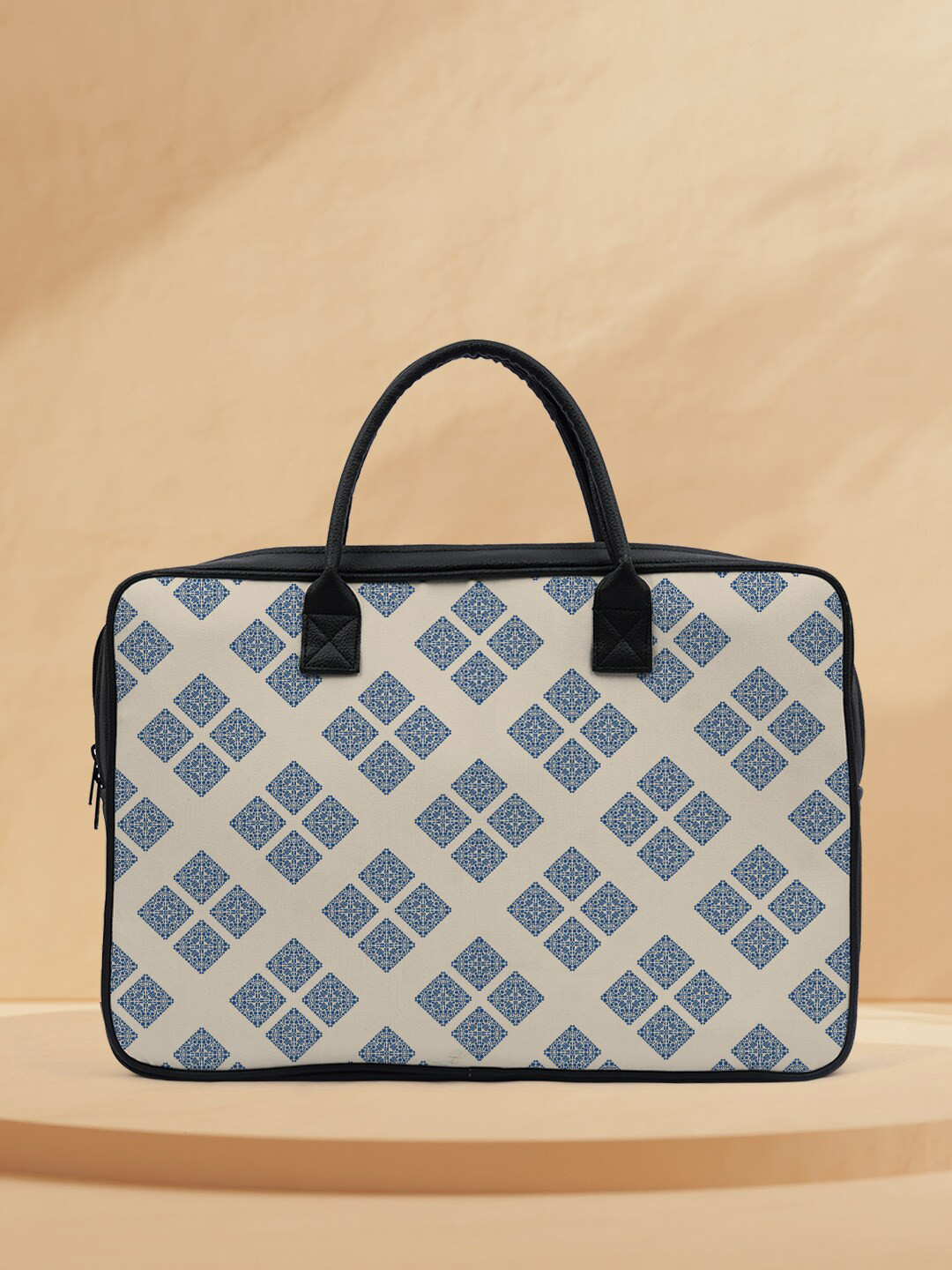 

Crazy Corner Printed Water Resistant Laptop Bag, Blue