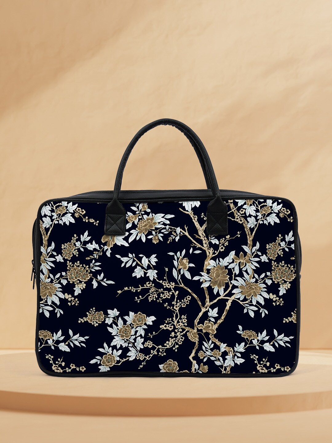 

Crazy Corner Printed Water Resistant Laptop Bag, Black