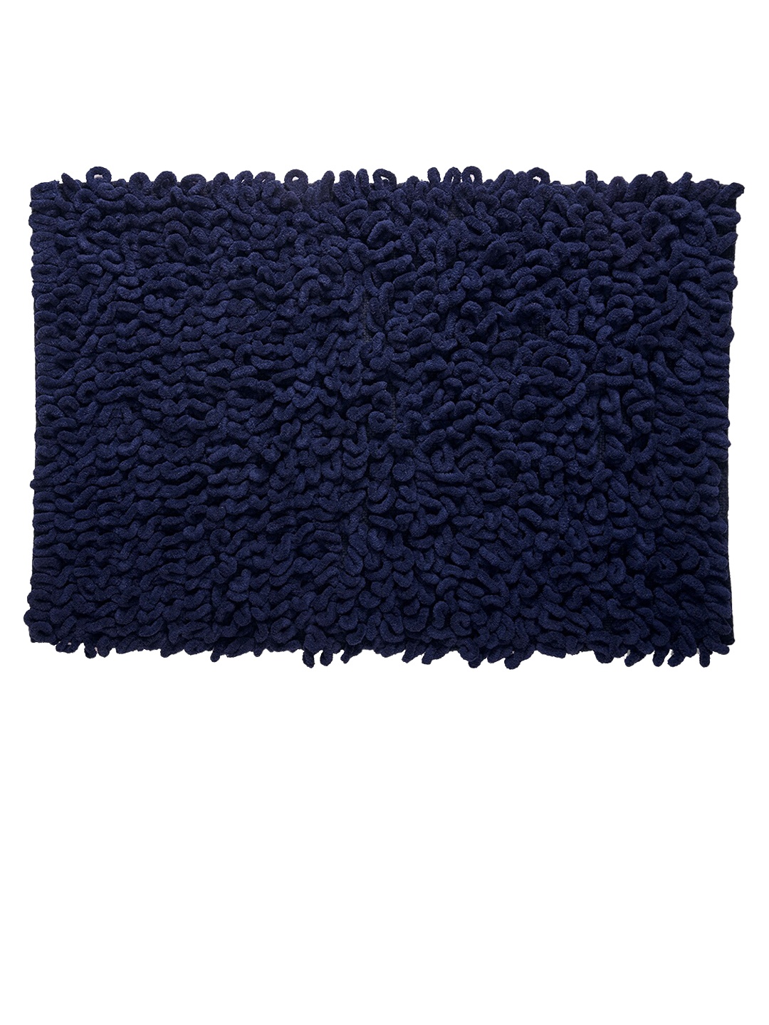 

The Label Life Navy-Blue Textured 1000 GSM Cotton Bath Mat