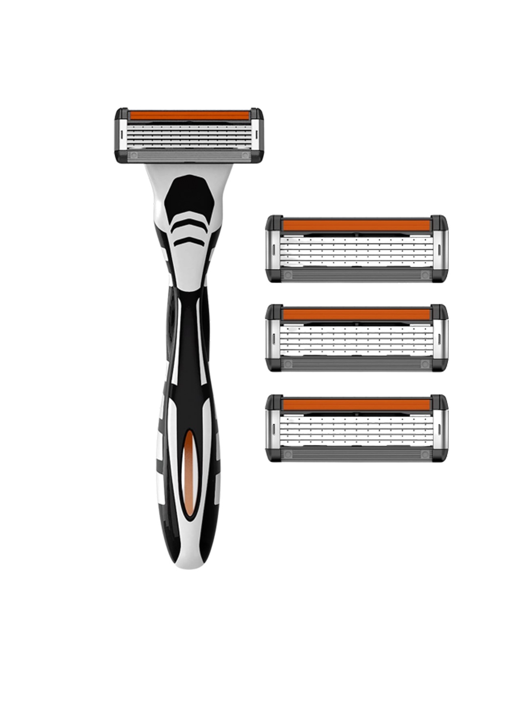 

ZLADE Men 1 Razor Handle & 4 Cartridges HyperGlide5 Advanced Shaving System, White